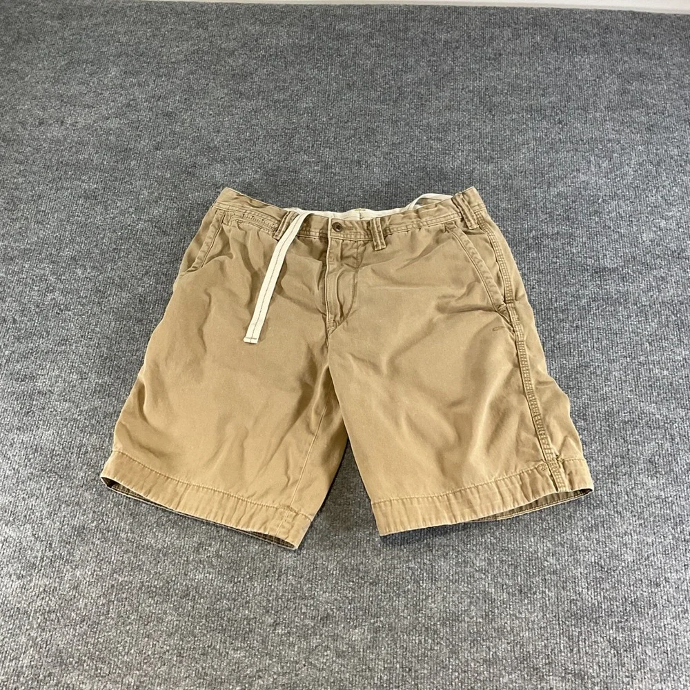 Polo Ralph Lauren Relaxed Fit Shorts Mens 32 Khaki Cotton Casual Chino Classic